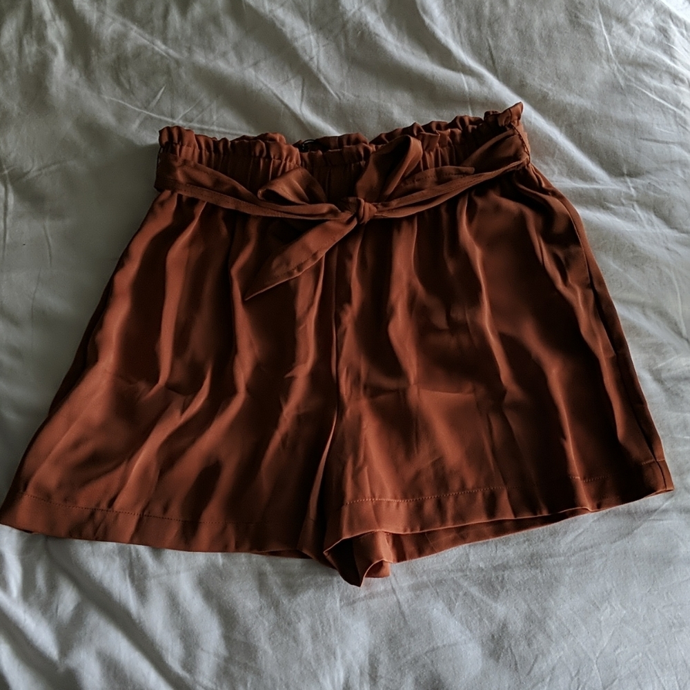 BCBGeneration Color Mocha Bisque Shorts